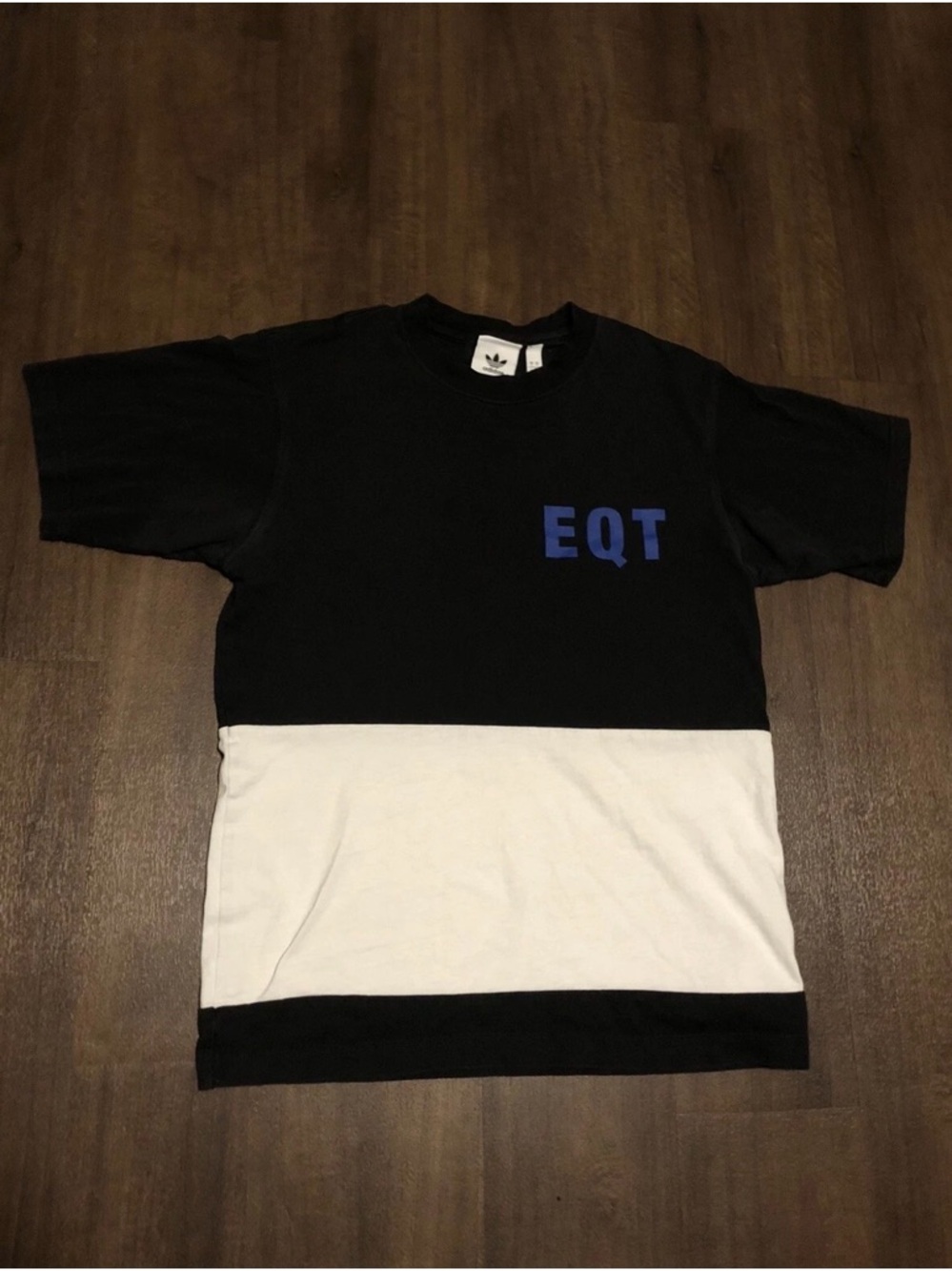 Adidas Men's EQT Panel Small Graphic Tee (Black/Blue/White)